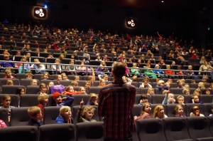 Foredrag for 4.-trinnselever i Oslo på Saga Kino våren 2014.